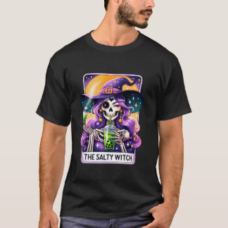 T-shirt Carte Tarot La Sorcière Salée Trick Ou Treat Witch
