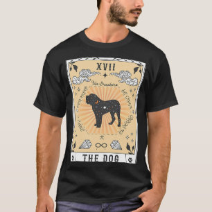 T-shirt Carte Tarot Le Chien Fila Brasileiro Espace Célest