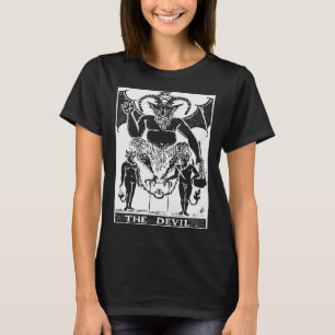 T-shirt Carte Tarot Le Diable Le Diable Occulte