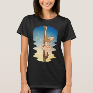 T-shirt Carte Tarot Lecture Cartomance Homme suspendu Occu