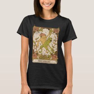 T-shirt Carte Tarot Nature Cottagecore de la Grenouille mi