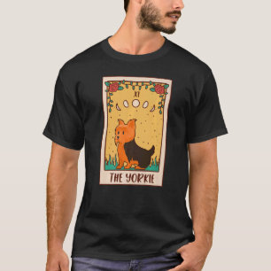 T-shirt Carte Tarot Occult Magie Occultisme Chien Yorkie