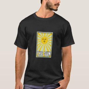 T-shirt Carte Tarot Occulte Fortune Mystic Moon Astrologie
