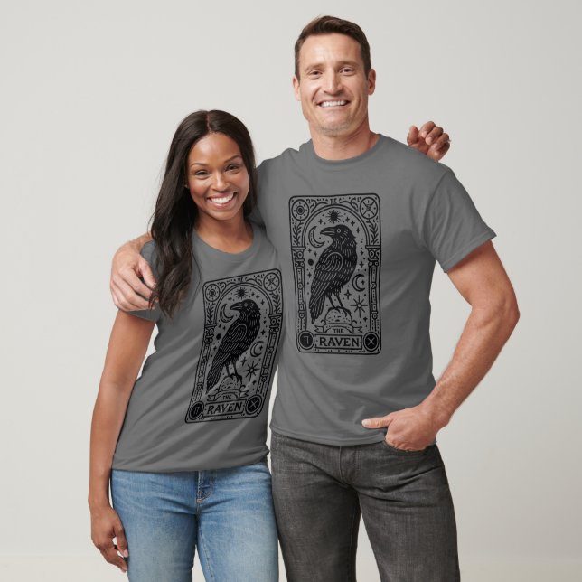 T-shirt Carte Tarot Raven (Unisexe)