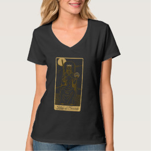 T-shirt Carte Tarot Roi Des Épées Occulte Gothique Hallowe