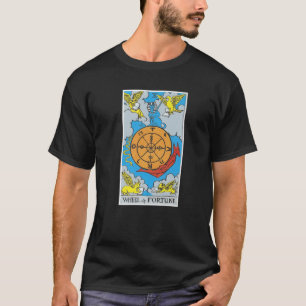 T-shirt Carte Tarot Roue Croyances occultes Divination Mag