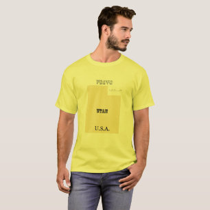 T-shirt - Carte Utah avec la ville