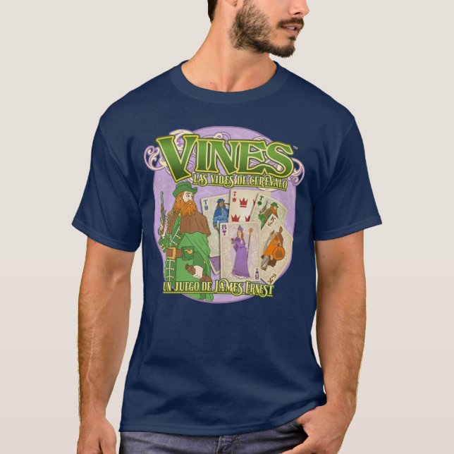 T-shirt Carte Vines Jeu Tee (Devant)
