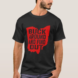 T-shirt Carte vintage de l'Ohio - Fais le malin et découvr