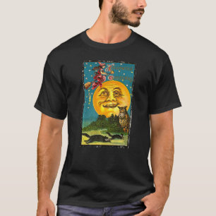 T-shirt Carte vintage de voeux Halloween