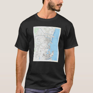 T-shirt Carte vintage Yokkaichi Japon 1945