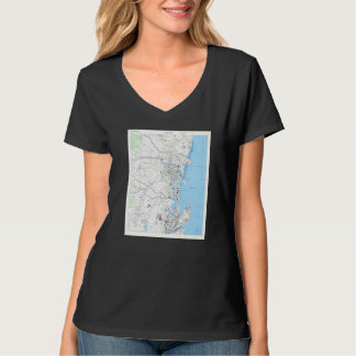 T-shirt Carte vintage Yokkaichi Japon 1945