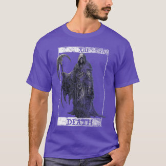 T-shirt Carte Vintagearot Mort Faucheuse Occulte Satan Mau