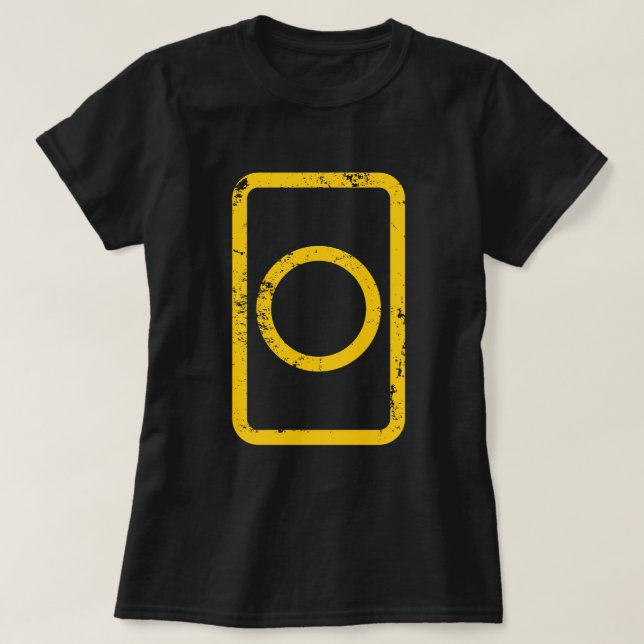 T-shirt Carte Zener | Cercle creux {Vintage} (Design devant)