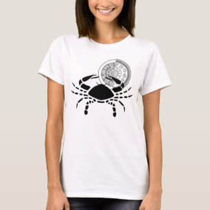 T-shirt Carte Zodiac du crabe du cancer à la grecque