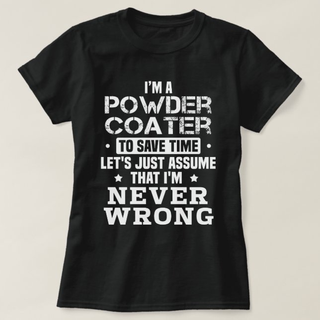 T-shirt Carter en poudre (Design devant)