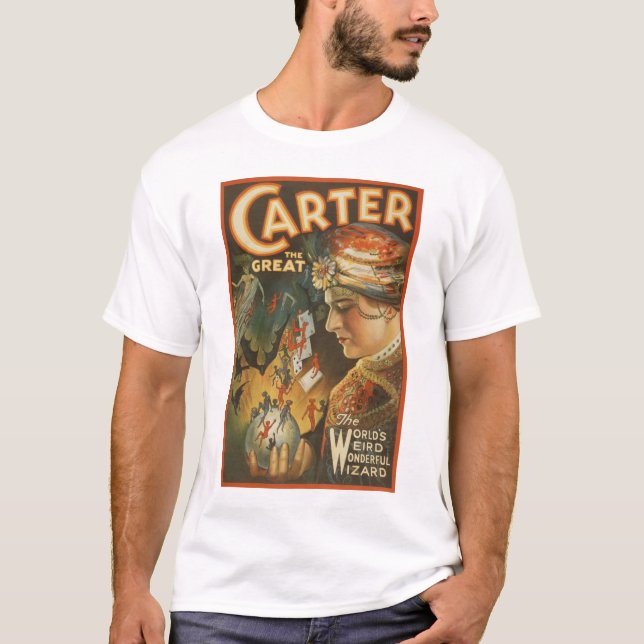 T-shirt Carter le grand - de magicien étrange du monde (Devant)