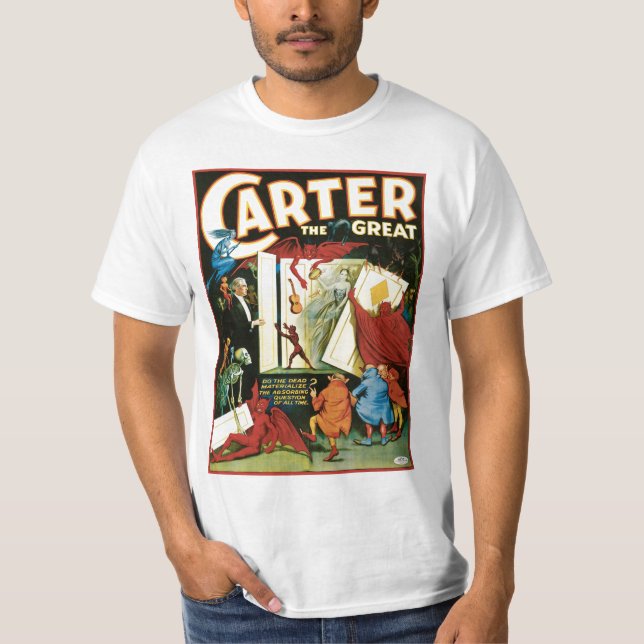 T-shirt Carter le grand ~ font les morts matérialisent ? (Devant)