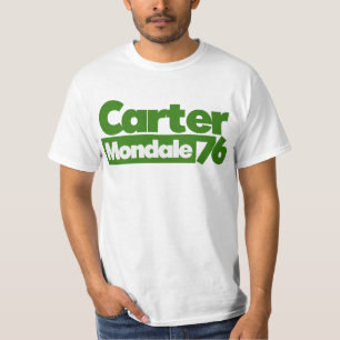 T-shirt Carter Mondale 1976 Politique rétro