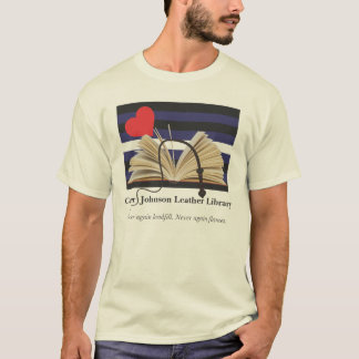 T-shirt Carter/T-shirt en cuir bibliothèque de Johnson