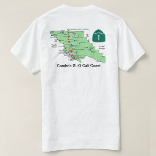 T-shirt Cartes Cambria
