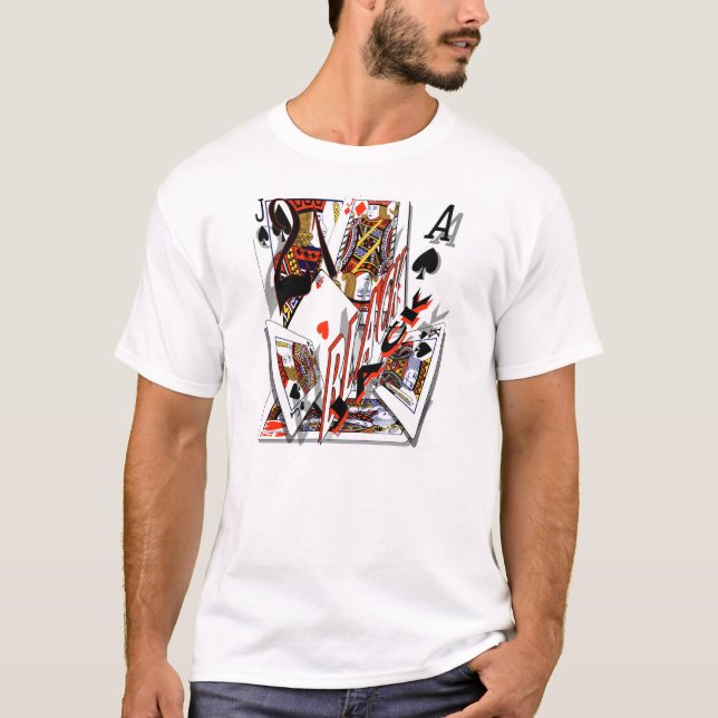 T-shirt Cartes chanceuses (Devant)