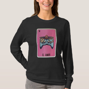 T-shirt Cartes de bingo de loterie de l'argot mexicain El