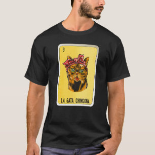 T-shirt Cartes de bingo de loterie de l'argot mexicain La