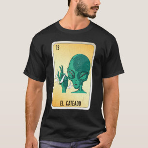 T-shirt Cartes de bingo de loterie slang mexicain El Catea