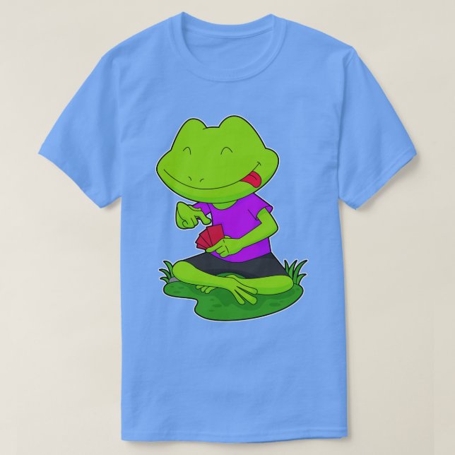 T-shirt Cartes de grenouille (Design devant)