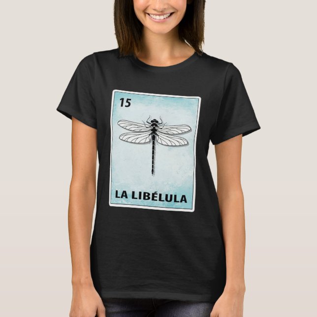 T-shirt Cartes de libellule mexicaines La Libelula (Devant)