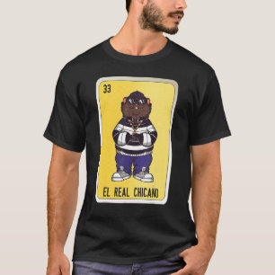 T-shirt Cartes de loto de bingo de l'argot mexicain El Rea