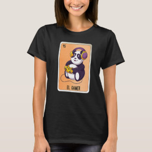 T-shirt Cartes de loto de bingo slang mexicain El Gamer 2