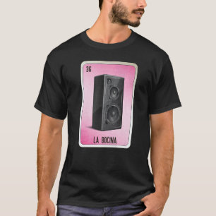 T-shirt Cartes de loto et de bingo en argot mexicain La Bo