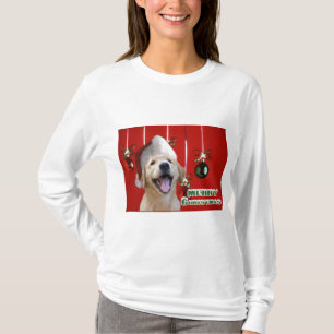 T-shirt Cartes de Noël Golden Retriever Cadeaux