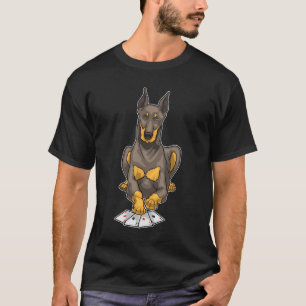T-shirt Cartes de Poker Doberman