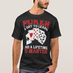 T-shirt Cartes de Poker Poker Vintage Poker's A Day To Lea