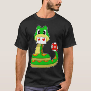 T-shirt Cartes de Poker Snake