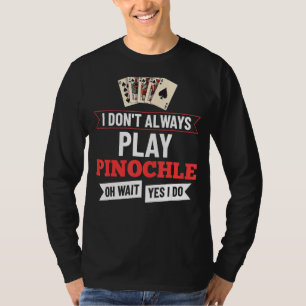 T-shirt Cartes de règles de jeu Pinochle Points de pont do
