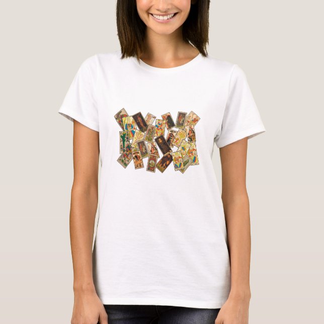 T-shirt Cartes de Tarot Classique pour femmes (Devant)