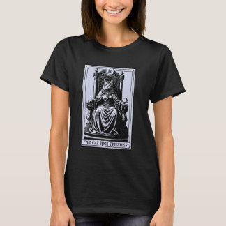 T-shirt Cartes de tarot pour amoureux de chats Kitten Taro