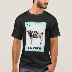 T-shirt Cartes de vache mexicaines La Vaca