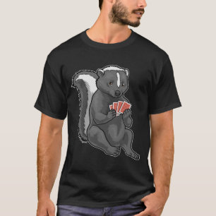 T-shirt Cartes Skunk Poker Poker