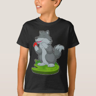 T-shirt Cartes Wolf Poker Poker