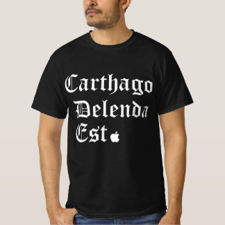 T-shirt  “Carthage Must Fall” - The Zuckerberg Statement T