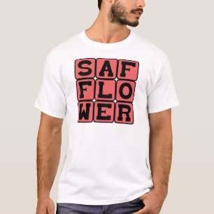 T-shirt Carthame, fleur annuelle herbacée