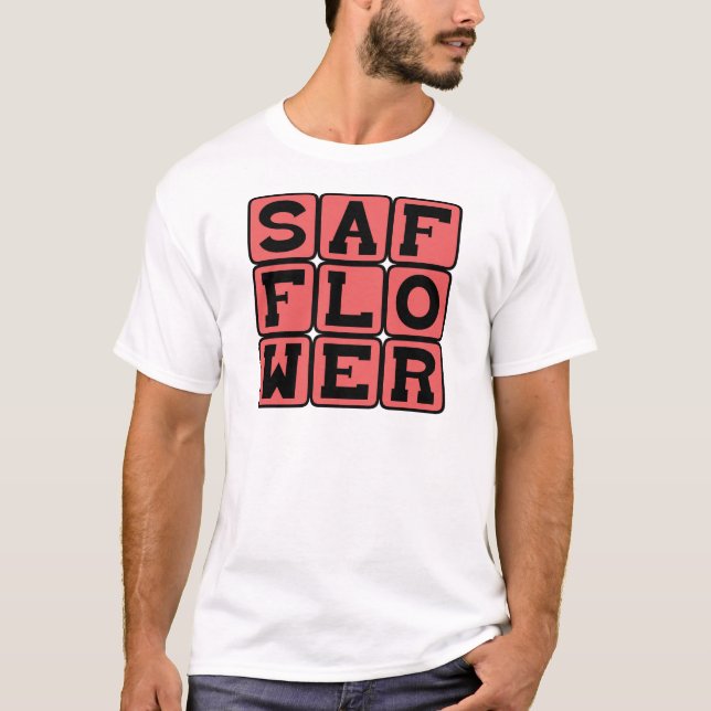 T-shirt Carthame, fleur annuelle herbacée (Devant)