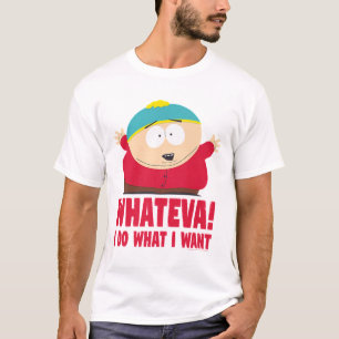 T-shirt Cartman Whateva Cartoon Drôle