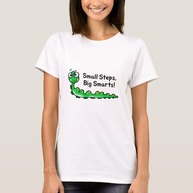 T-shirt Cartographie de la chenille de la plus grande tail (Devant)