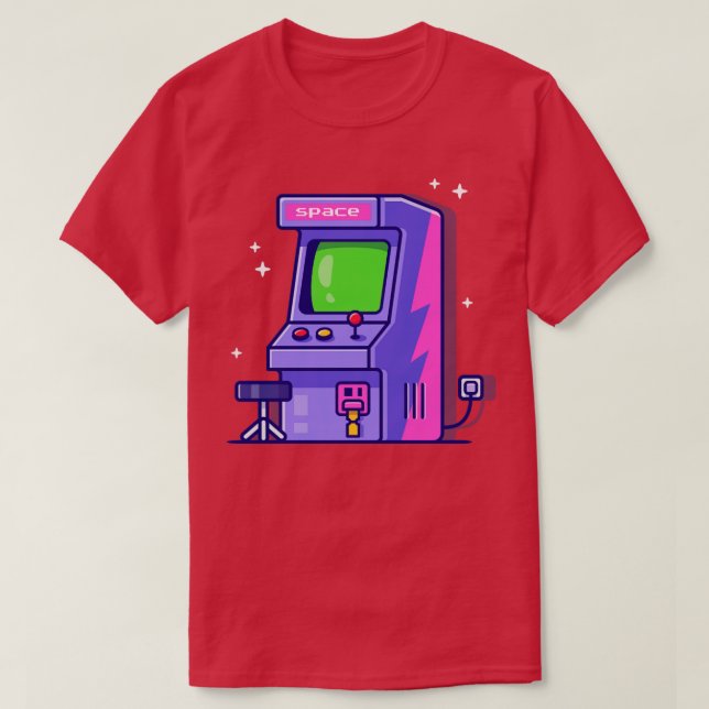 T-shirt Cartographie de la machine Arcade (Design devant)